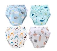 IMIKEYA 4pcs Training Pants for Lightweight Cotton Reusable Diaper Pants Adjustable and Not Easy to Deform Suitable for Outing and Travel