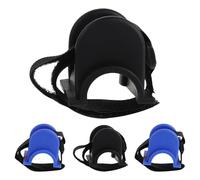 IMIKEYA 4pcs U-shaped Fishing Rack Rod Holder with Adjustable Hook Loop Fastener Stable Portable Design Blue Black Tpe Plastic Boat Ship Fishing Rod Bracket for Kayak