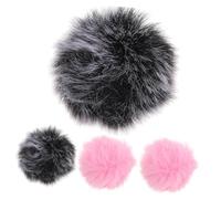 IMIKEYA 4pcs Windproof Microphone Covers Artificial for Noise Absorption Practical Accessory for Musicians
