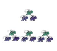 IMIKEYA 4sets Adjustable Color Changing Dinosaur Ring Unisex Mood Rings for Women Teens Fun Emotion Finger Jewelry Unique for Birthdays Special Occasions 3pcs*4
