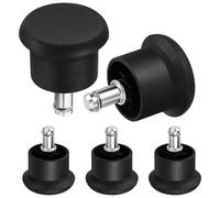 IMIKEYA 5 Pack Office Chair Glide Castors Replacement Furniture Floor Gliders for Chairs Universal Fit for Office Chairs Beds Sofas Desks Reduces Movement on Hard Tile & Laminate Floors