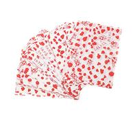 IMIKEYA 500pcs Heart Wax Paper Candy Packaging Paper Nougat Wrapping Paper Wedding Wrapping Paper Baking Candy Wrappers Greaseproof Wax Paper Wrappers for Candy Heart-Shaped