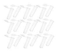IMIKEYA 500pcs Small Centrifuge Tubes with Caps Laboratory Sample Containers for Molecular Biology Clinical Chemistry Bio-chemistry Research Leak- Lightweight Sturdy Convenient Storage
