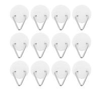 IMIKEYA 50pcs Decorative Plate Wall Hanger with Nail-Free Design and Silver Iron Pp Material Strong Adhesive Wall Hooks and Calendars
