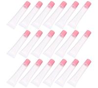 IMIKEYA 50pcs Pink Refillable Lip Balm Tubes Made of Plastic, Easy to Carry and Sealed Well, Suitable for Handmade and Cosmetic Subpackage Use