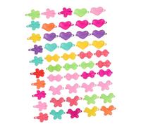 IMIKEYA 50pcs Plastic Hairpins Hair Barrettes No Crease Clips for Braids Braid Accessories Hair Decorations