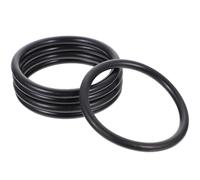 IMIKEYA 5pcs Buddhist Sound Bowl Rubber Ring Rubber Cushion Smooth Surface and Simple Design Black Protector for Sound Bowl