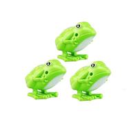 IMIKEYA 5pcs Clockwork Frog Toy Boys and Girls Bouncing Frog Educational Toys for Boy Girl Wind-up Plastic