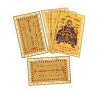 IMIKEYA 5pcs Feng Shui Taisui Amulet Cards Snake Year Small Auspicious Protection Symbols for Home and Personal Luck Blessing Spring Festival Party Favor