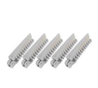 IMIKEYA 5pcs Foldable Hair Brush and Wide Tooth Comb Set, Double-headed Compact Styling Comb for Men and Women, Portable Travel Hairbrush for On-the-go Hairstyling