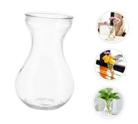 IMIKEYA 5Pcs Glass Hyacinth Vases for Hydroponic Plants Transparent Flower Vases for Centerpieces Decorative Household Plant Containers Smooth Texture Easy to Clean