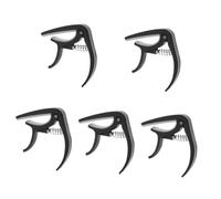 IMIKEYA 5pcs Guitar Capo for Acoustic Folk Ukulele String Instrument Spring Tension Capo Guitar Clip Practice