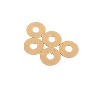 IMIKEYA 5pcs Guitar Toggle Plate Yellow Gold Rhythm Treble Washer Ring for Electric Guitar Switch Accessories Maintenance