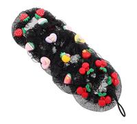 IMIKEYA 5pcs Hair Doughnut Buns for Ballet Dance and Exam Preparations Small Invisible Lace and Plastic Hairnet Bun Shaper for Girls and Young Performers with Child-friendly Easy