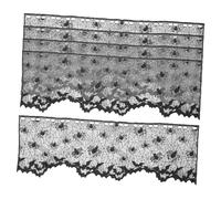 IMIKEYA 5pcs Halloween Lace Lampshade Covers with Spiderweb Design Black Floor Lampshade Topper for Spooky Party Decor Lightweight and Reusable with Ribbon for Easy Hanging