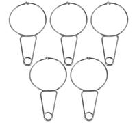 IMIKEYA 5pcs Metal Ear Acupressure Clip for Daily Acupressure Therapy at Home, Convenient Silver Ear Pressure Tool Enhancing Immunity and Stress Relief
