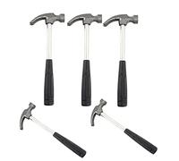 IMIKEYA 5pcs Mini Claw Hammer Seamless Nail Hammer for Outdoor Household Maintenance and Repairs Lightweight Comfortable Handle Random Colors Orange Black