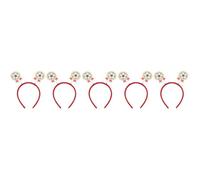 IMIKEYA 5pcs Soccer Headband for Party Non-woven Fabric and Plastic Material, Authentic and Eye-catching Sports Events Hairband Showing Team Spirit and Adding Realism for Costume Parties