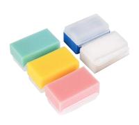 IMIKEYA 5pcs Tactile Sense Trainer Bathing Sponge Brush Set, Soft Massage Brush for Sensory Development, Multi-Color Touch Training Body Massager for Newborn Bath