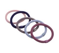 IMIKEYA 5pcs Thick Elastic Hair Bands for Women, Strong Stretchy Rubber Ponytail Holders, Mixed Colors, Sturdy Hair Accessories for Daily Use Random Color