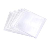 IMIKEYA 5pcs Transparent Dual Capacity CD Cases with Clear Trays Standard Empty Plastic Disc Storage Boxes Secure Double Disc Holders for Media Protection and Portable Organization