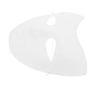 IMIKEYA 5pcs White Blank Masks for DIY Painting Cosplay Masks for Parties Masquerades Theatrical Events Lightweight Pulp Paper for Creative Expression