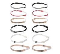 IMIKEYA 6 Pairs Adjustable Heel Straps: Colorful Replacement Shoe straps - Elastic Rhinestone High Heel Shoe Laces for Girls Women Sandals Slippers