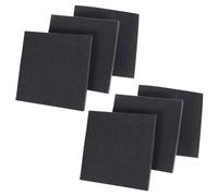 IMIKEYA 6 Pcs Sound-absorbing Cotton Soundproof Wall Absorption Noise Insulation Acoustic Foam Recording Sound Proof Soundproofing Wall Panel Wall Tiles Sound Absorbers Black