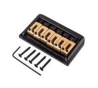 IMIKEYA 6 String Electric Guitar Bridge Guitar Bridges Guitar Tailpiece Bridge Guitar Fixed Bridge Black