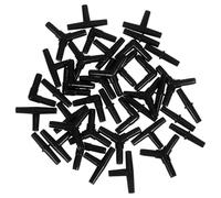 IMIKEYA 60pcs Aquarium Air Valve Connector Plastic Fish Tank Oxygen Hose Connectors Adapter for Airline Tubing I T Y Shape Air Pump Tubing Fittings