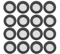 IMIKEYA 60pcs Hose Filter Washers Rubber Steel Corrugated Tube Design Black Prevent Clogs Fittings for 1/2 Inch Garden Hose Suitable for Automobiles and Mechanical Equipment