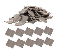 IMIKEYA 60pcs Miniature Tile Bricks for Micro Landscape Decoration Diy Sand Table Building Accessories for Boy Girl Fairy Garden and Architectural Models