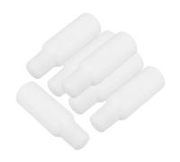 IMIKEYA 6pcs 100ml Sponge Head Applicator Bottles for Liquid, Refillable Plastic Lotion and Hair Oil Applicator Bottles with White Caps, Portable for Cosmetic and Essential Oil Use