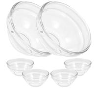 IMIKEYA 6pcs 75ml Glass Dessert Bowl, Small Round Pudding Serving Dish | Smooth Surface, Lightweight Design, Easy Portion Preparation, Suitable for Sauces and Rice Cakes, Simple Cleanup