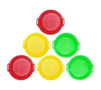 IMIKEYA 6pcs Beach Sand Sifter Portable Lightweight Sand Sieve for Outdoor Fun for Digging and Discovering Hidden Gems Beach Park