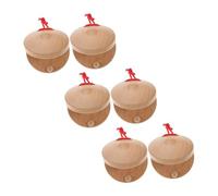 IMIKEYA 6pcs Finger Castanets Portable DIY Musical Instruments for All Ages Develops Coordination and Motor Skills Safe and Lightweight Percussion for Family Fun