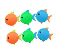 IMIKEYA 6pcs Fish Diving Toy Kit Summer Fun Underwater Sinking Swimming Pool Toy for Boys and Girls Random Color