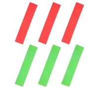 IMIKEYA 6pcs Flat Rectangular Floor Markers Set for Sports Courts with Pvc Material and Antislip Design, for Precise Positioning during Intense Training or Temporary and Permanent Field