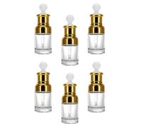 IMIKEYA 6pcs Glass Essential Oil Dropper Bottle Empty Aromatherapy Oil Container for Perfume Making Reusable Glass Dropper Bottles for Home Spa