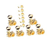 IMIKEYA 6pcs Guitar Tuner Pegs Locking Tuning Keys for Electric Guitar Precision Pitch Knobs Ergonomic Design for Stable Tuning