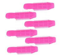 IMIKEYA 6pcs Hair Rollers Curlers Wave Styling Clips for Women Hair Volume Root Boosting Pink Curling Set