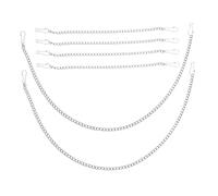 IMIKEYA 6pcs Heavy Duty Hanging Plant Chains with Clasps Silver Iron Chains for Home Office Garden Plant Hangers Easy Attachment for Posters Banners and Decorations