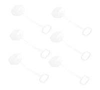 IMIKEYA 6pcs Kazoo Protective Covers Dust Covers for Decorating Musical Instruments Supple Silicone for Dust Protection and Storage