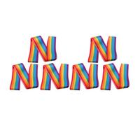 IMIKEYA 6Pcs Lgbt Rainbow Flag Sashes Shoulder Belts Party Accessories for Pride Month Parade Celebration, Colorful Multi-Use Event Decoration Sash Set Random Style