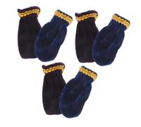 IMIKEYA 6pcs Piano Pedal Covers Pedal Protective Sleeves Foot Pad Protectors Plush Material Piano Accessories for Music Studio Use