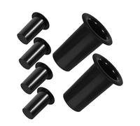IMIKEYA 6pcs Plastic Microphone Stand Tabletop Mic Holder Base Microphone Storage Parts for Desk Use