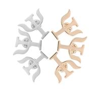 IMIKEYA 6Pcs Psi Symbol Brooch Gold Silver Medical Jewelry for Psychologists Psychiatrists Doctors Nurses Elegant Lapel Pins for Professionals Psychology
