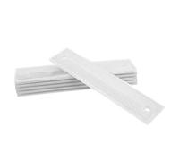 IMIKEYA 6pcs Rectangular Acrylic Reflective Road Markers with High Visibility and Effortless Installation for Parking Lots and Highways, Parking Posts for Driveways in Silver Colour