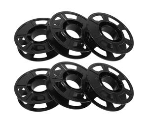 IMIKEYA 6pcs Reusable Abs Hollow Center 3D Printer Filament Spool Reel for Efficient Printing and Tangle-Free Wire Coil Management Suitable for Printer Filament Storage Rack