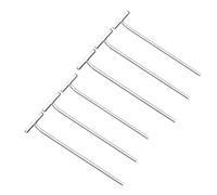 IMIKEYA 6pcs Reusable Glass Cell Spreaders for Microbiology Lab - Sterile High Heat Resistant Glass Rods for Uniform Colony Coating and Cell Culture in Scientific Research